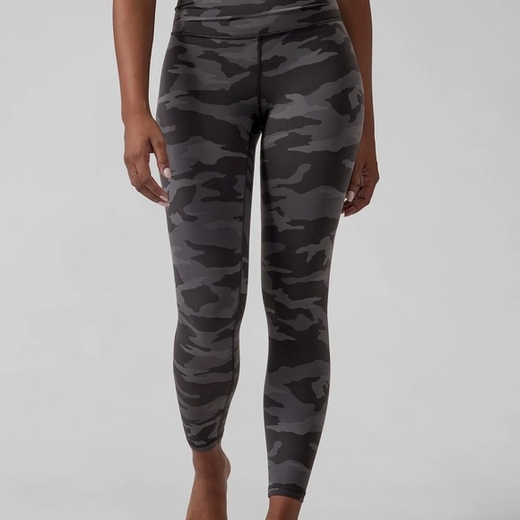Athleta Other - Athleta Girl XL Gray Black Camo Leggings Athletic Yoga Pants